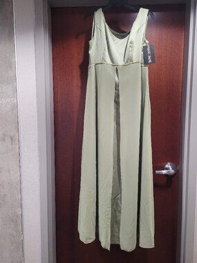 Mauri Simone 1106 Size 22 Green Prom Dress